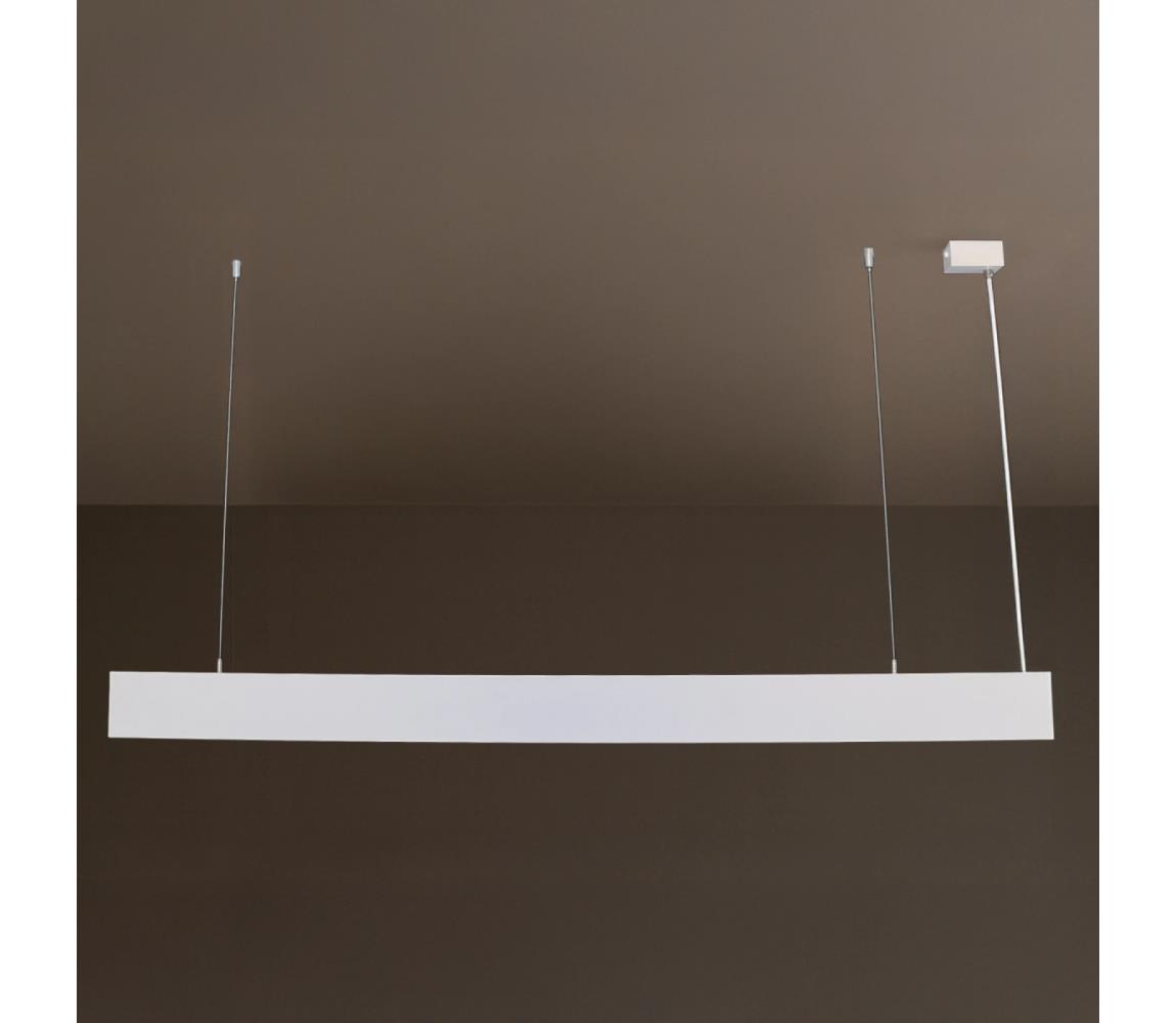 LED függeszték zsinóron LED/55W/230V 3000/4000/6500K 120 cm fehér LN71
