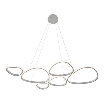 LED függőcsillár kábellel HELIX LED/61W/230V ezüst