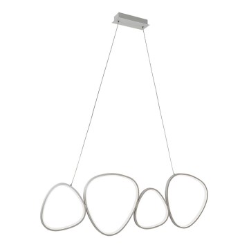 LED függőlámpa kábelen HELIX LED/50W/230V ezüst
