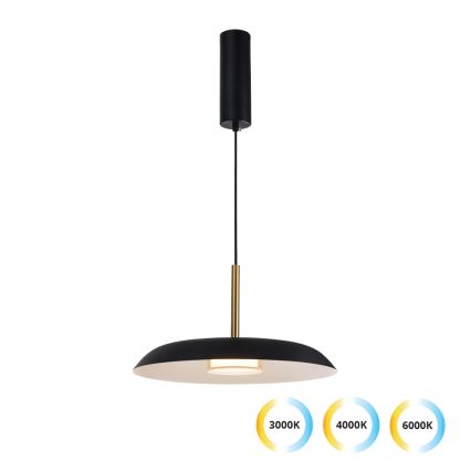 LED függőlámpa zsinóron NUDO LED/11W/230V 3000/4000/6000K fekete