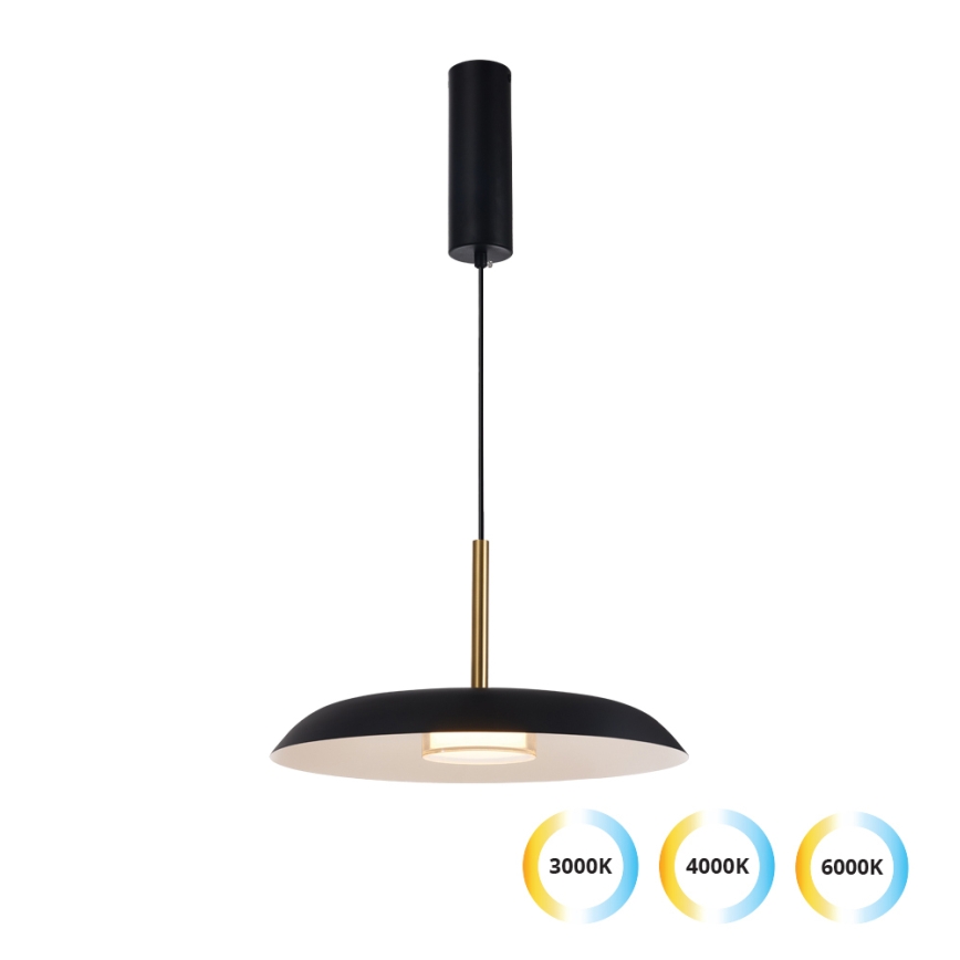 LED függőlámpa zsinóron NUDO LED/11W/230V 3000/4000/6000K fekete