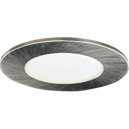 LED Fürdőszobai beépíthető lámpa BONO LED/8W/230V 3000K IP65 fényezett króm