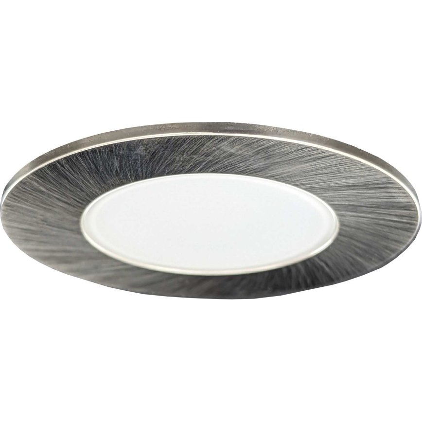 LED Fürdőszobai beépíthető lámpa BONO LED/8W/230V 4000K IP65 fényezett króm