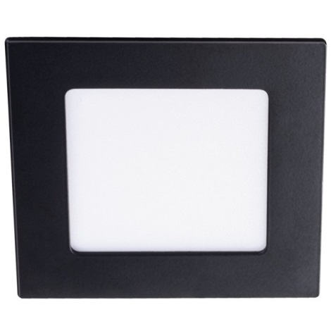 LED Fürdőszobai beépíthető lámpa KATRO LED/6W/230V IP44 fekete