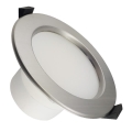 LED Fürdőszobai beépíthető lámpa LED/10W/230V 4000K ezüst IP44