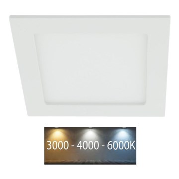 LED Fürdőszobai beépíthető lámpa LED/12W/230V 3000/4000/6000K IP44