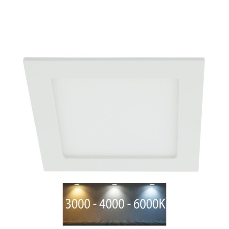 LED Fürdőszobai beépíthető lámpa LED/12W/230V 3000/4000/6000K IP44