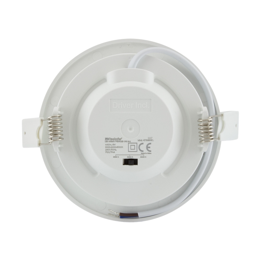 LED Fürdőszobai beépíthető lámpa LED/6W/230V 3000/4000/6000K IP44
