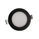 LED Fürdőszobai beépíthető lámpa LED/7W/230V 4000K fekete IP44