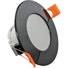 LED Fürdőszobai beépíthető lámpa LED/8W/230V 3000K IP65 fekete