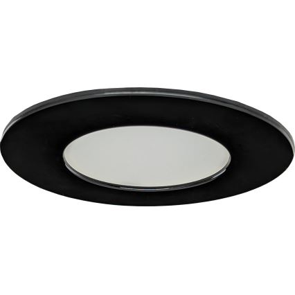 LED Fürdőszobai beépíthető lámpa BONO LED/8W/230V 4000K IP65 fekete
