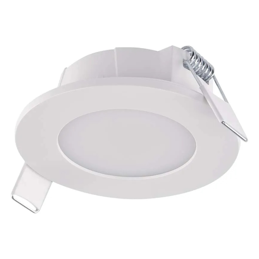 LED Fürdőszobai beépíthető lámpa LORI LED/4,5W/230V IP65 2700/4000K átm. 8,5 cm fehér