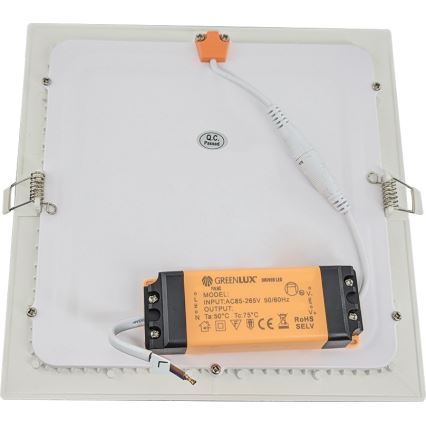 LED Fürdőszobai beépíthető lámpa VEGA LED/12W/230V 3800K 16,8 cm IP44