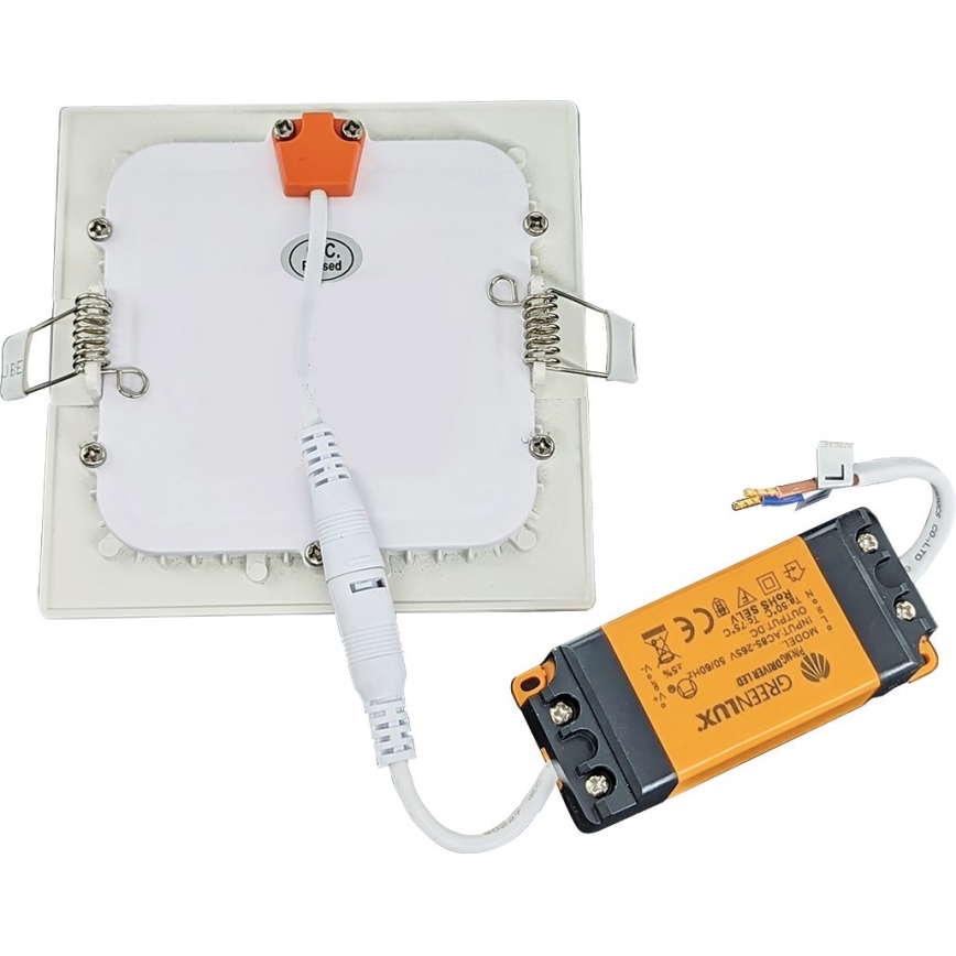 LED Fürdőszobai beépíthető lámpa VEGA LED/24W/230V 2800K átm. 29,8 cm IP44