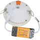 LED Fürdőszobai beépíthető lámpa VEGA LED/6W/230V 2800K átm. 11,8 cm IP44