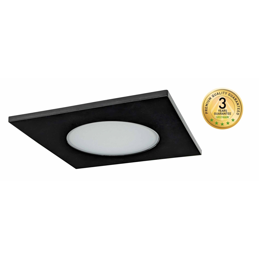 LED fürdőszobai beépíthető lámpatest BONO LED/5W/230V 3000K IP65 fekete