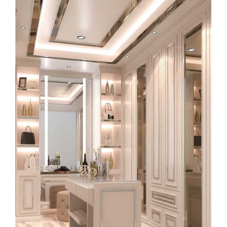 LED fürdőszobai süllyesztett lámpatest BONO LED/8W/230V 3000K IP65 matt króm