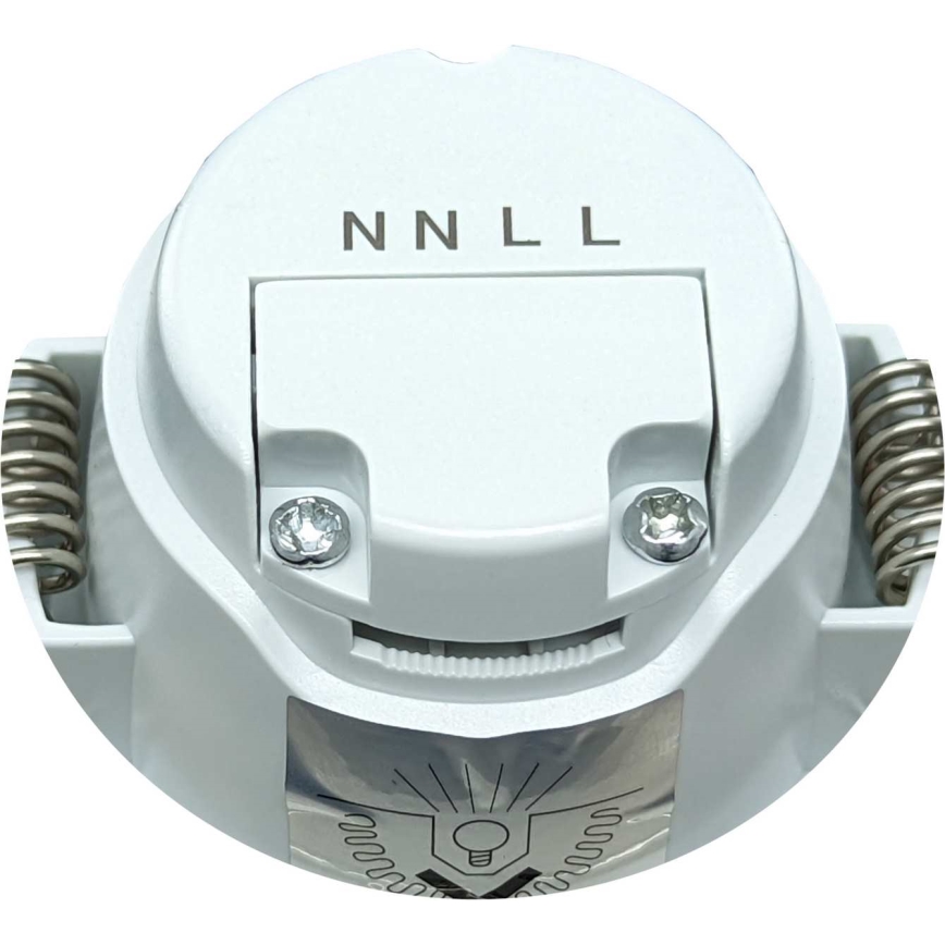 LED fürdőszobai süllyesztett lámpatest BONO LED/8W/230V 3000K IP65 matt króm