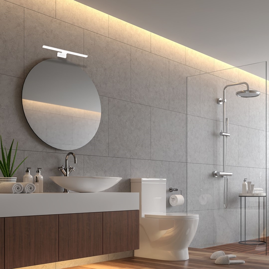 LED fürdőszobai fali lámpatest SHINE LED/7W/230V 30 cm IP44 fehér