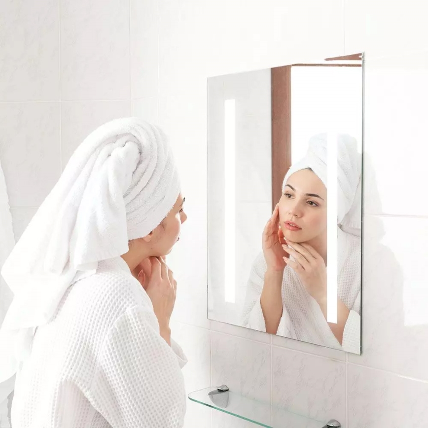 LED Fürdőszobai fűtött, háttérvilágítású tükör LED/17W/230V IP44