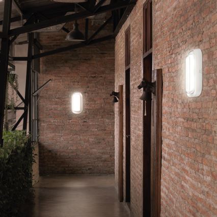 LED Fürdőszobai fali lámpa PASTILO LED/10W/230V 2700/4000/6000K IK10 IP54 fehér ovális