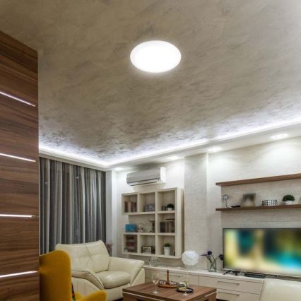 LED Fürdőszobai lámpa érzékelővel LED/20W/230V 3000/4000/6000K IP66 átm. 30 cm