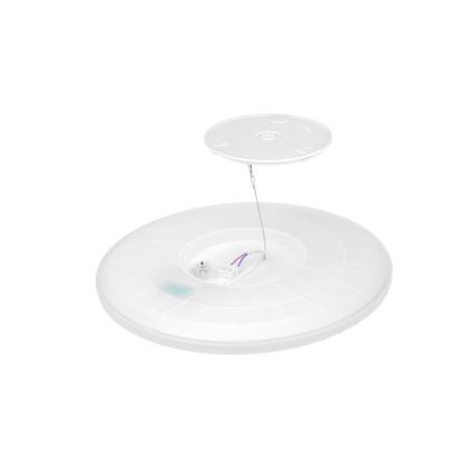 LED Fürdőszobai lámpa mozgás- és alkonyatérzékelővel NIVERA LED/32W/230V IP54 3000/4000/6000K átm. 42 cm fehér + távirányító