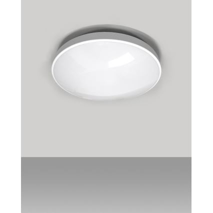 LED Fürdőszobai mennyezeti lámpa CIRCLE LED/18W/230V 4000K átm. 30 cm IP44 fehér
