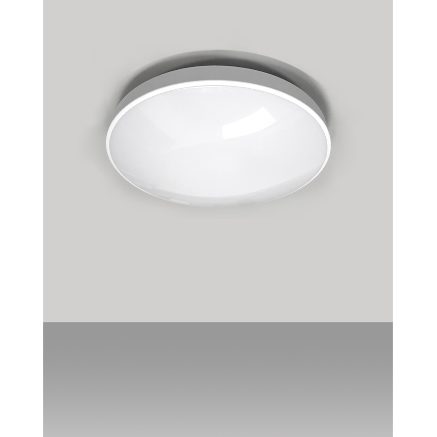 LED Fürdőszobai mennyezeti lámpa CIRCLE LED/18W/230V 4000K átm. 30 cm IP44 fehér