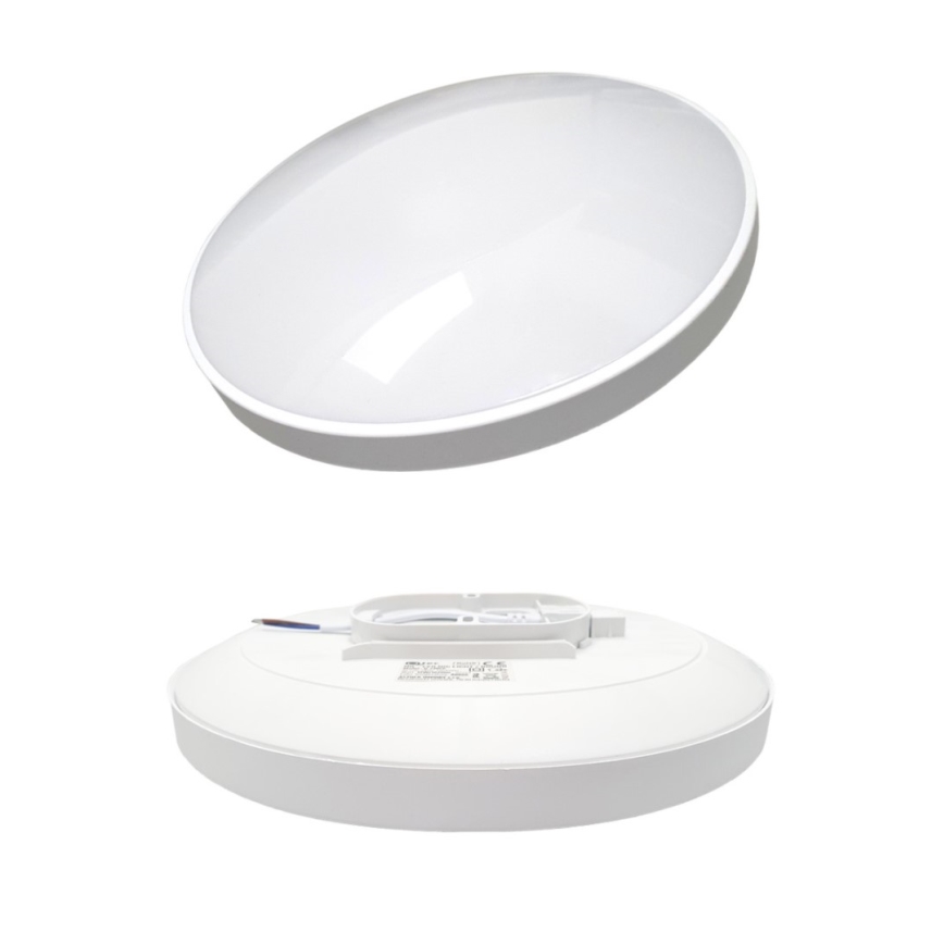 LED Fürdőszobai mennyezeti lámpa CIRCLE LED/18W/230V 4000K átm. 30 cm IP44 fehér