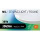 LED Fürdőszobai mennyezeti lámpa CIRCLE LED/36W/230V 4000K átm. 45 cm IP44 fehér