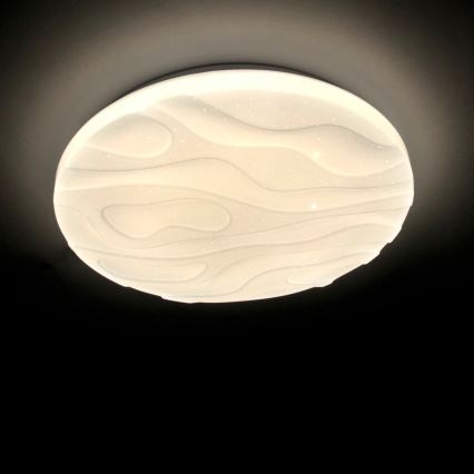 LED Fürdőszobai mennyezeti lámpa CLOUD LED/18W/230V á. 33 cm IP44