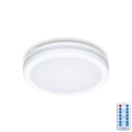 LED Fürdőszobai mennyezeti lámpa érzékelővel LED/12W/230V 3000/4000/6500K IP65 átm. 20 cm fehér + távirányítás