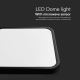 LED Fürdőszobai mennyezeti lámpa érzékelővel LED/36W/230V 4000K IP44 fekete + távirányítás