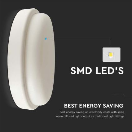 LED Fürdőszobai mennyezeti lámpa LED/12W/230V 4000K IP54 átm. 15 cm
