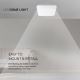 LED Fürdőszobai mennyezeti lámpa LED/18W/230V 3000K IP44 fehér