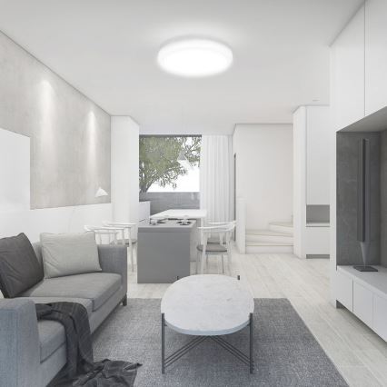 LED Fürdőszobai mennyezeti lámpa LED/18W/230V 4000K IP44 átm. 22,5 cm fehér