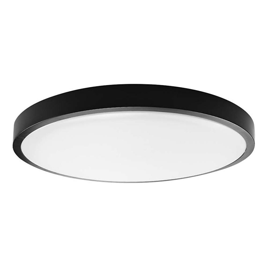 LED Fürdőszobai mennyezeti lámpa LED/24W/230V 4000K IP44 átm. 29,5 cm fekete