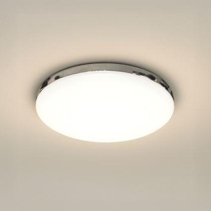 LED fürdőszobai mennyezeti lámpa MAYA LED/15W/230V átm. 33 cm IP44 fényes króm