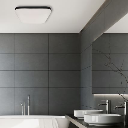 LED Fürdőszobai mennyezeti lámpa NEMO LED/17W/230V IP44 fekete