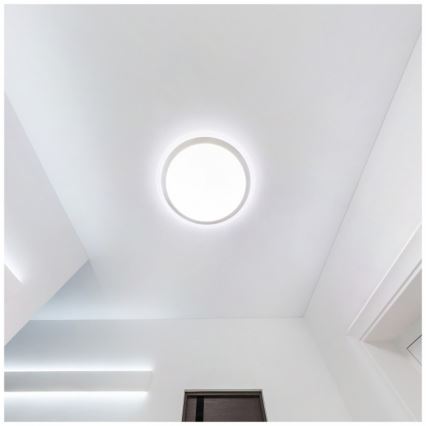 LED fürdőszobai mennyezeti lámpa DEFENDER LED/12/18/24W/230V 3000/4000/6500K IP65 átm. 30 cm fehér