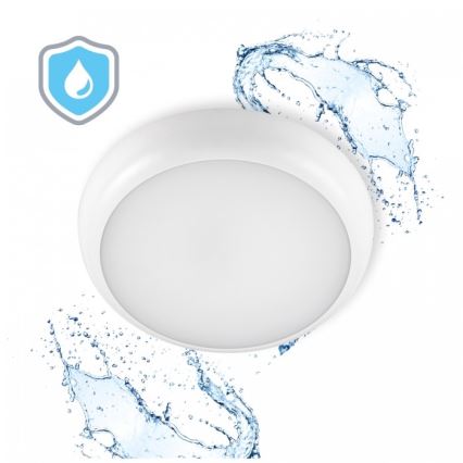LED fürdőszobai mennyezeti lámpa DEFENDER LED/12/18/24W/230V 3000/4000/6500K IP65 átm. 30 cm fehér