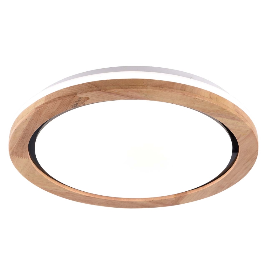 LED fürdőszobai tölgyfa mennyezeti lámpatest LED/24W/230V pr. 39 cm IP44