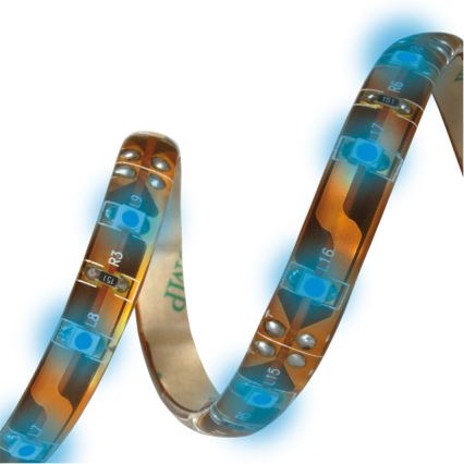 LED pásek vodotěsný 5m IP65 modrá - GXLS014