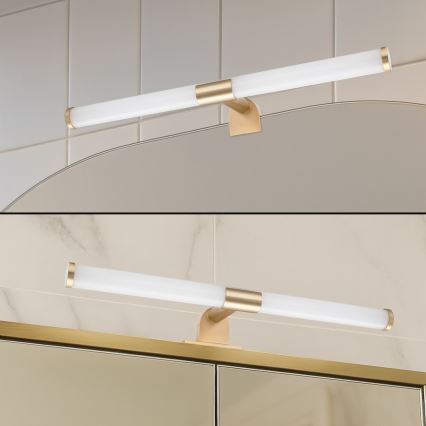 LED fürdőszobai tükörvilágítás 2 az 1-ben APA LED/6W/230V 40 cm IP44 arany