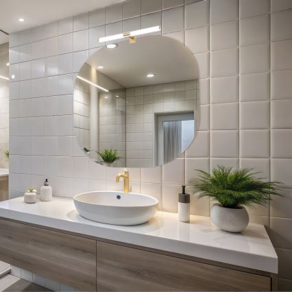 LED fürdőszobai tükörvilágítás APA LED/6W/230V 40 cm IP44 arany
