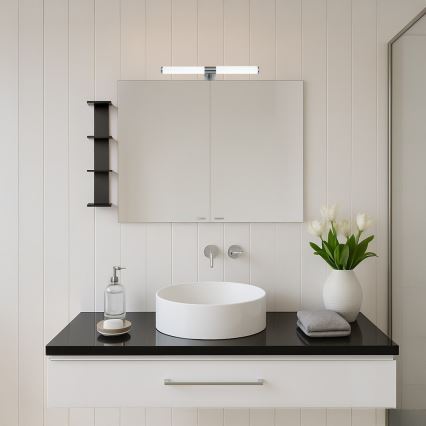 LED fürdőszobai tükörvilágítás APA LED/6W/230V 40 cm IP44 fényes króm