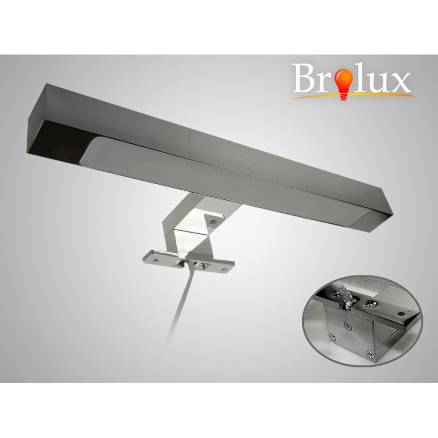 LED fürdőszobai tükörvilágítás ENGIS LED/7,2W/230V 30 cm IP44 fényes króm