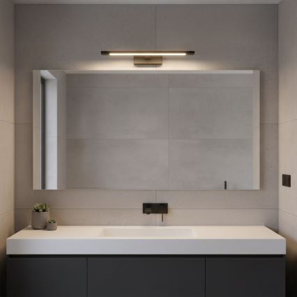 LED fürdőszobai tükörvilágítás KLIMT LED/8W/230V 3000/4000/6000K 40 cm IP44 fekete