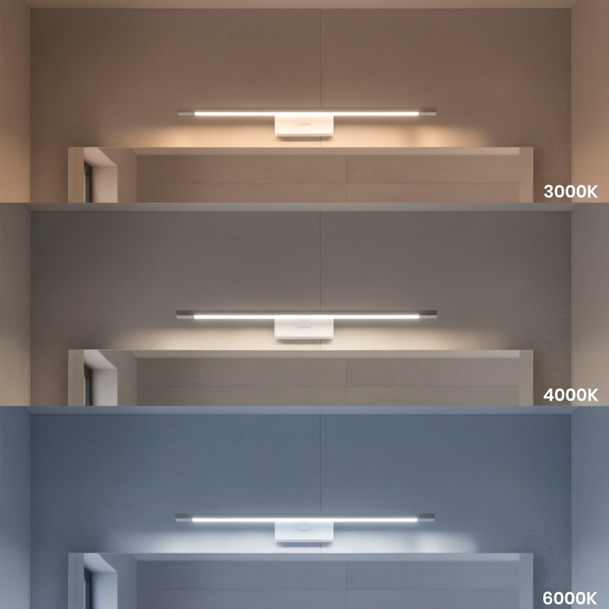 LED fürdőszobai tükörvilágítás KLIMT LED/12W/230V 3000/4000/6000K 60 cm IP44 fehér